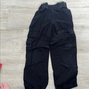 4/$30 Place Black Kids Cargo Pants size 6